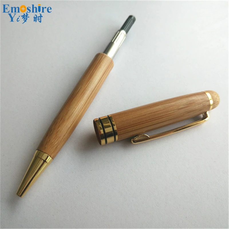 Emoshire Factory Outlet bamboo ball pen bamboo ball pen custom student graduation lettering gift spot (2)