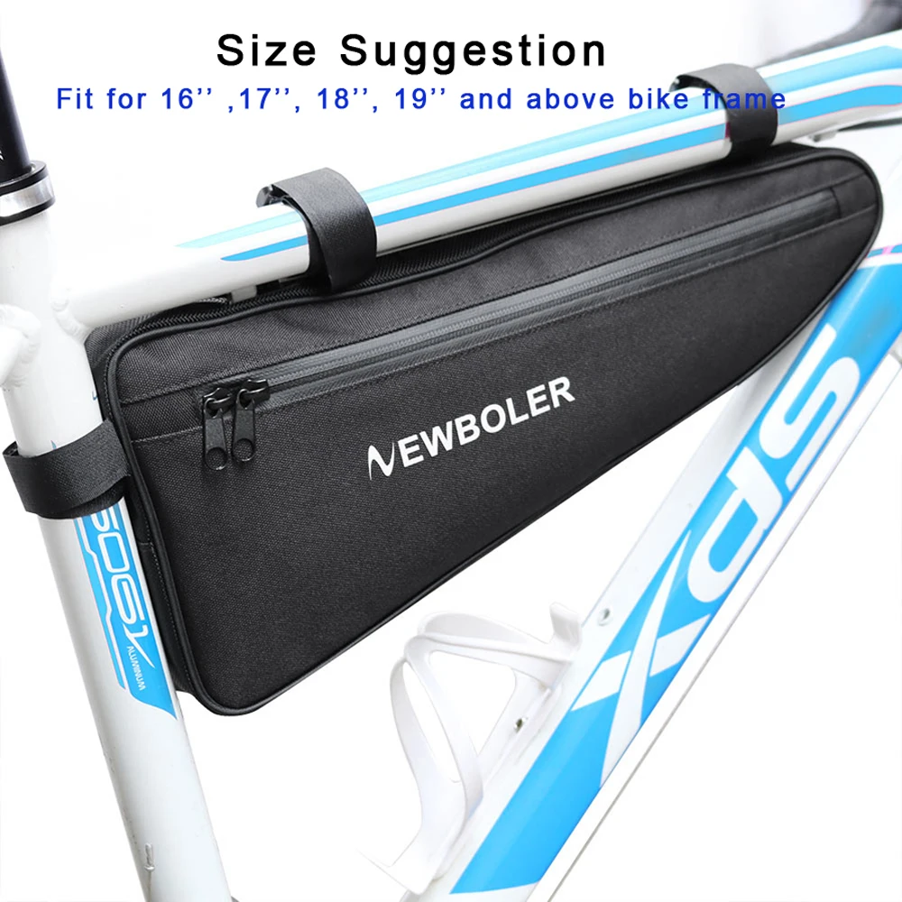 Top 2018 NEWBOLER Rainproof Bicycle Triangle Bag Large Size Bike Frame Front Tube Bag Cycling Bag Pannier Packing Pouch No Lip 1 Top 2018 NEWBOLER Rainproof Bicycle Triangle Bag Large Size Bike Frame Front Tube Bag Cycling Bag Pannier Packing Pouch No Lip 1