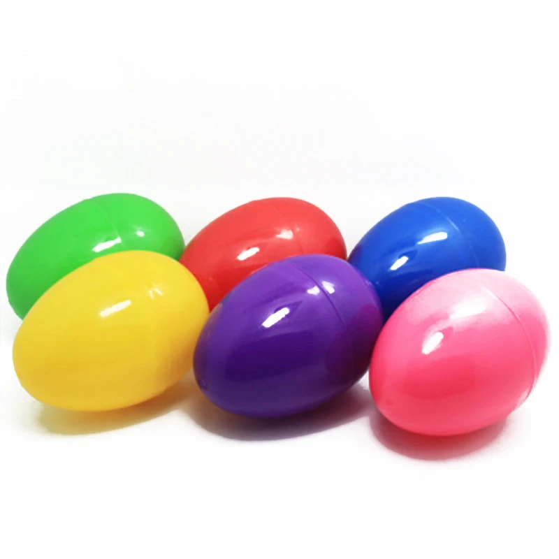 12 шт. разноцветное пластиковое пасхальное яйцо детская живопись DIY ремесленные приколы, розыгрышки Развивающие детские игрушки пустая коробка