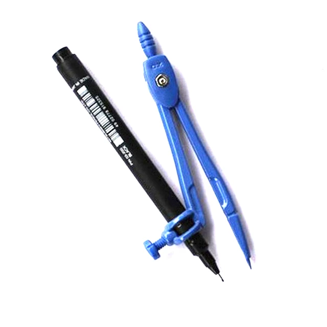 Pencil Pen Needle Drawing Compasses Color Random For Student And