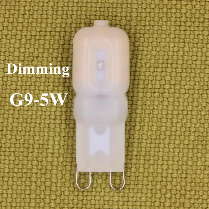 G9 LED лампочка с затемнением frosted mini flat 2835 14 светодиодный s 220v crystal lamp источник света