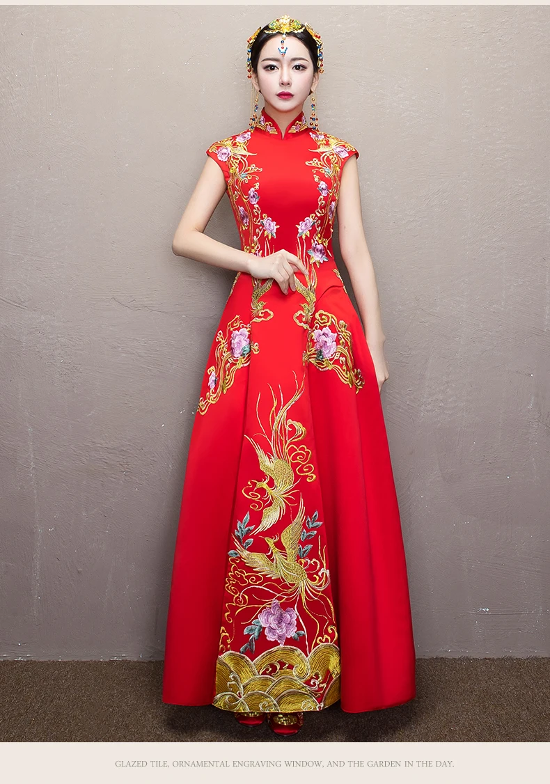 Шанхай история Винтаж Cheongsam свадьбы китайское платье suzhou Вышивка длинные Qipao Для женщин пикантные традиционный Cheongsam