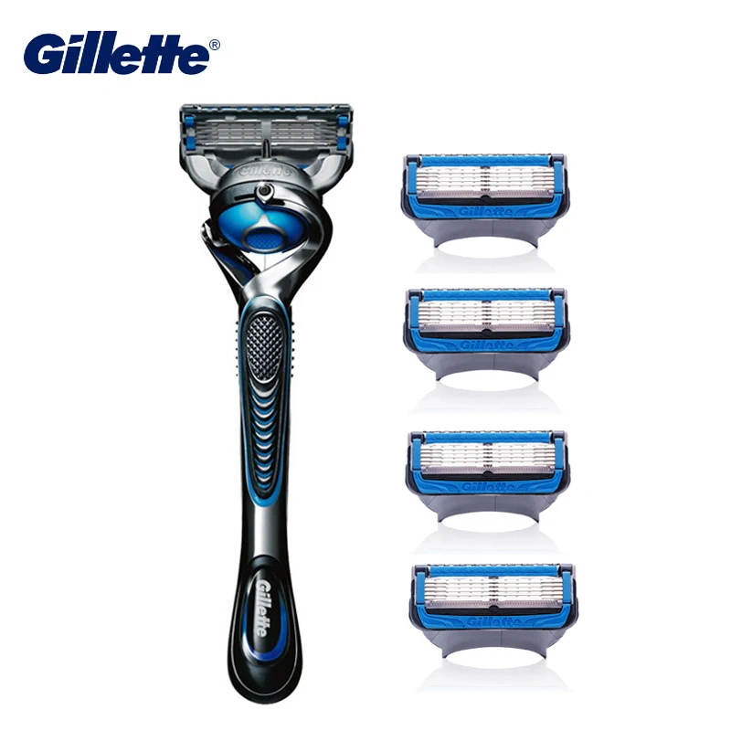 Gillette Fusion5 Промасленная Мужская бритва ручка бритвы Flexball с коэффициентом