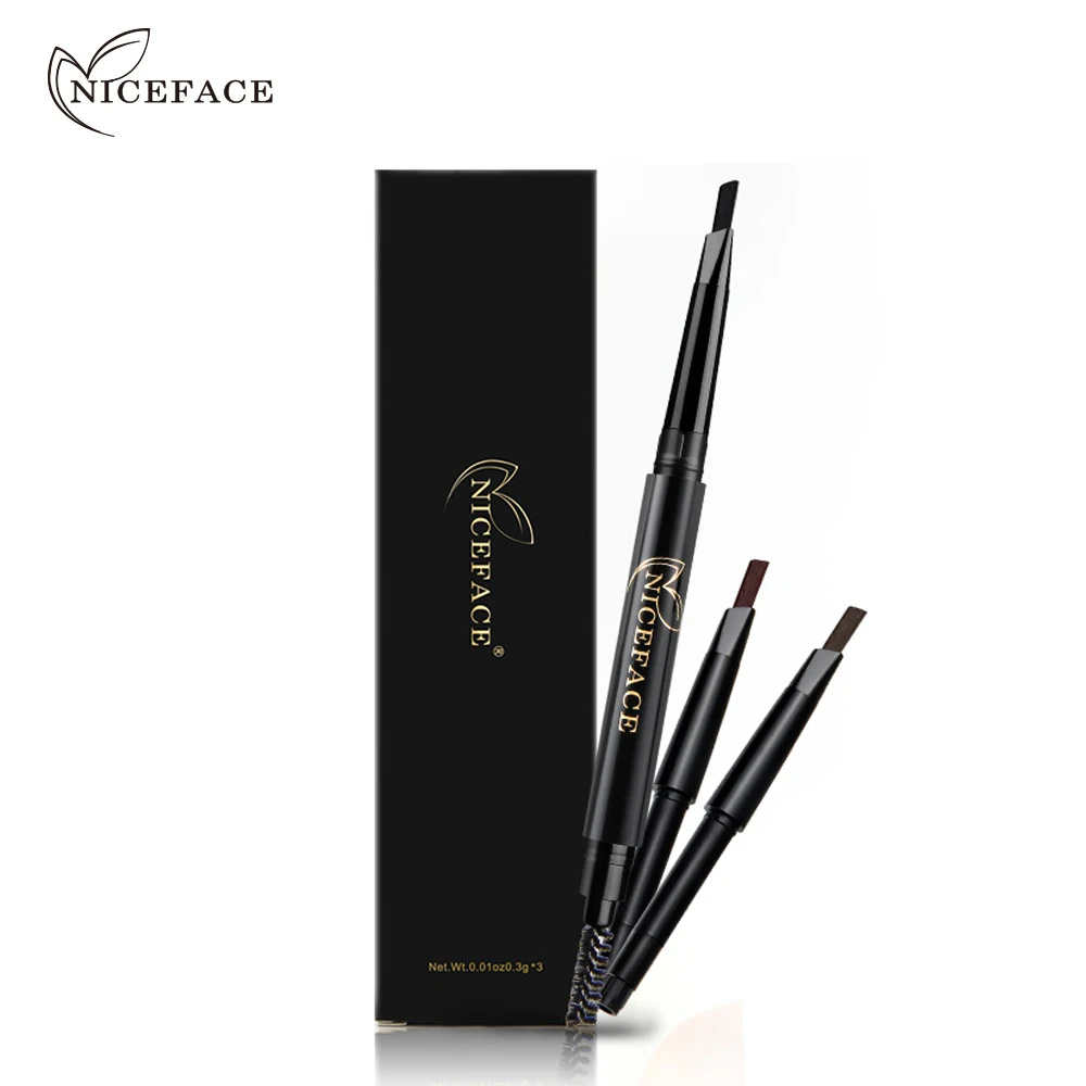 NICEFACE Brand Makeup Eyebrow Automatic Pro Waterproof Pencil Makeup 4 Style Paint Eyebrow Pencil Cosmetics Brow Eye Liner Tools (8)