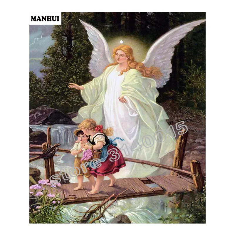 Diy Diamond painting Angel children 3D square drill Diamond mosaic