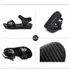 WOIZGIC Women Female Old Mother Ladies Casual Cow Genuine Leather Shoes Sandals Summer Beach Hook Loop Size 35-41 XZ-113 5