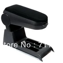 Центральная консоль подлокотник велюр черный для Volkswagen для VW Polo 9N 9N3