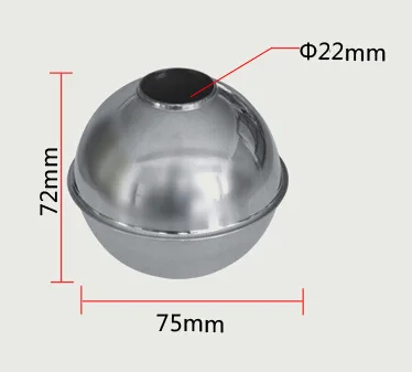 75*72*22 мм Магнитный поплавок из нержавеющей стали для уровня воды поплавковый выключатель