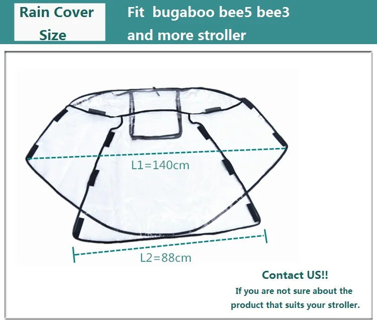 Аксессуары для детских колясок, дождевик, Универсальный водонепроницаемый дождевик, тент для bugaboo bee3 bee5, детская коляска, защита от снега