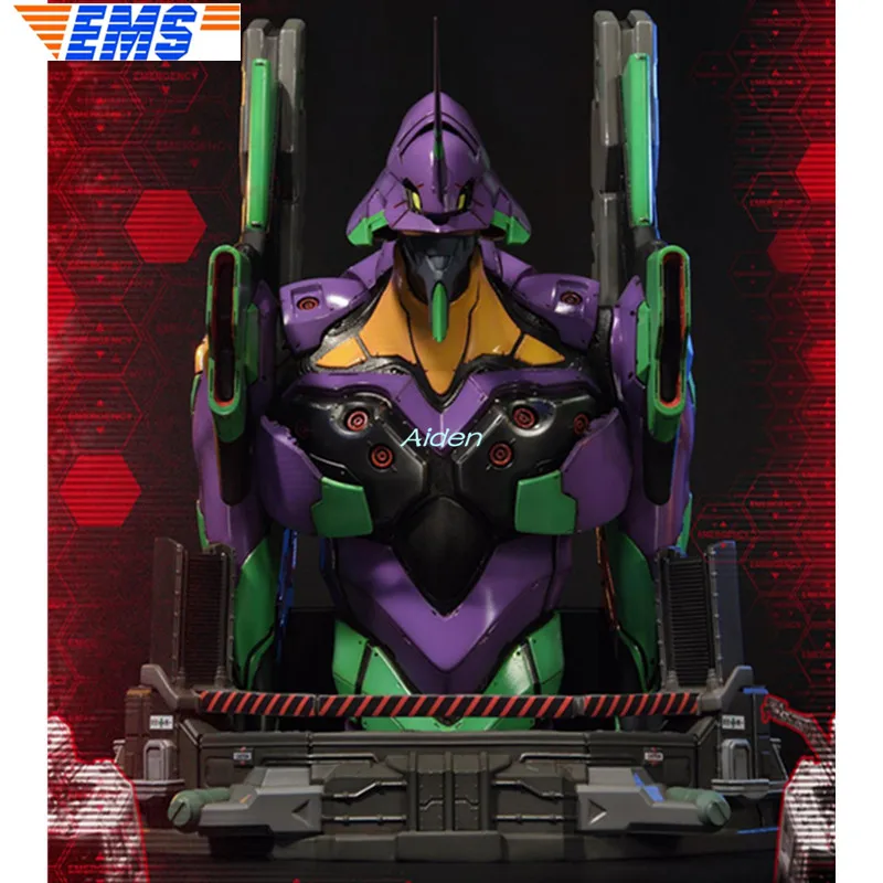 1" Статуя EVA EVA-01 бюст PBEVA-01 полноразмерный портретный тест типа GK фигурка PF Коллекционная модель игрушки коробка 34 см B1131 - Цвет: Синий