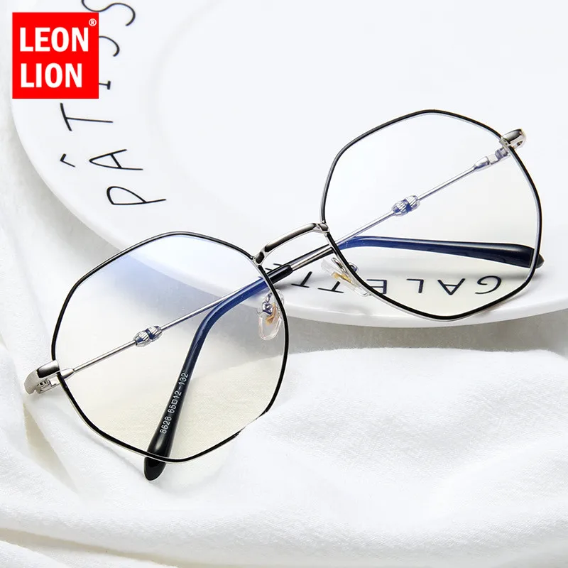 

LeonLion 2020 Sunglasses Women Mirror Glasses Lady Metal Flat light Sun Glasses UV400 Driving Lunette De Soleil Femme UV400