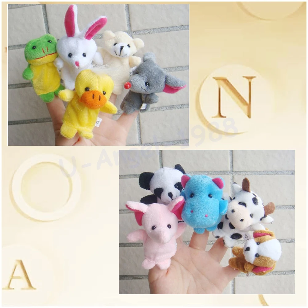 

10pcs/set New Cartoon Animal Finger Puppet,Finger Toy,Finger Doll,Baby Dolls,Animal Doll (10 animal group)