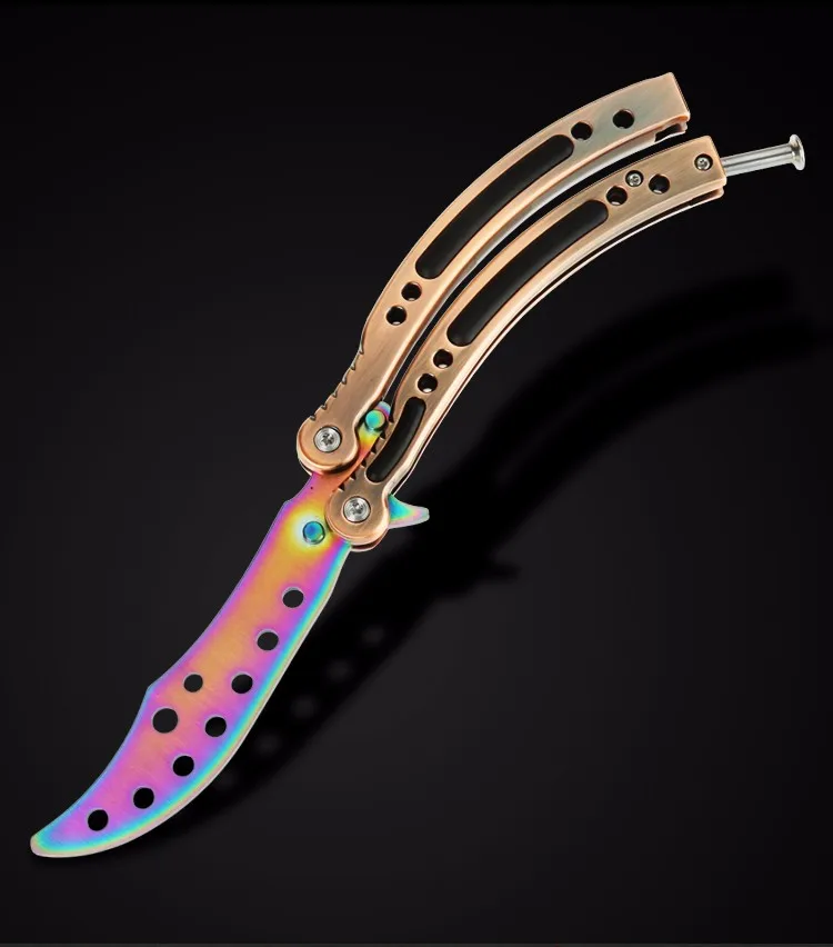 Нож бабочка в тренировке из нержавеющей стали нож CS GO Counter Strike игра игрушки