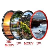 KnightX HD UV MCUV 49 52 55 58 62 67 72 77 MM Camera Lens Filter For canon eos sony nikon 500d 1200d light d80 set 52MM 58MM 1