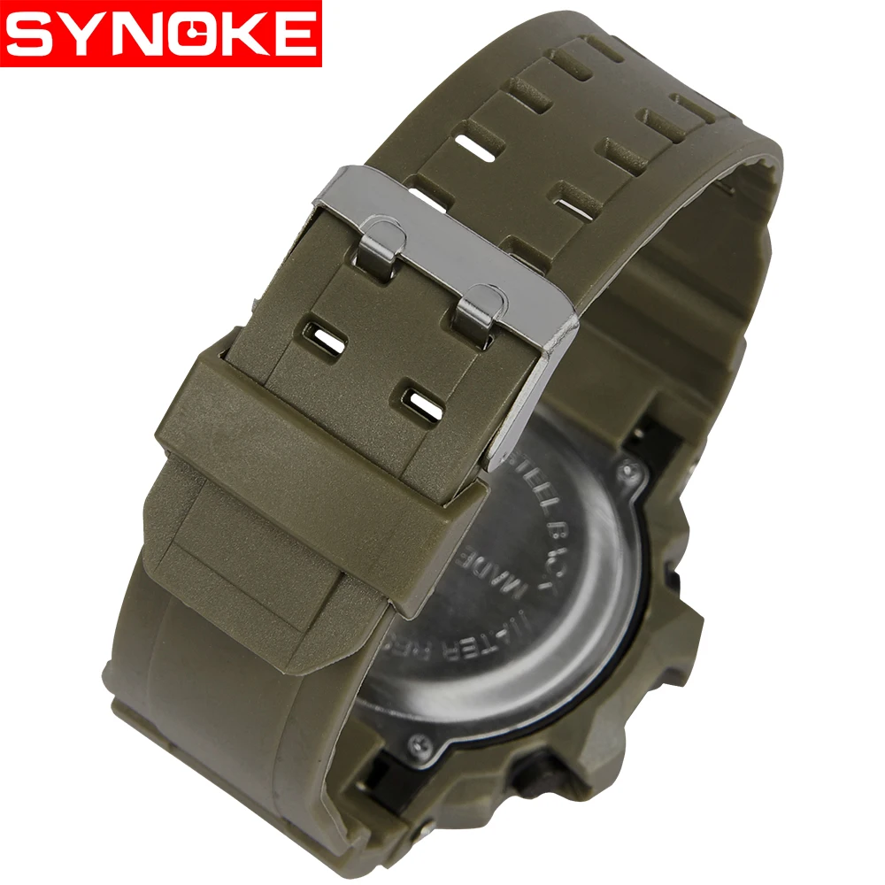 SYNOKE 9298 Дети/для мужчин/Мужской цифровые часы спортивные водостойкий будильник