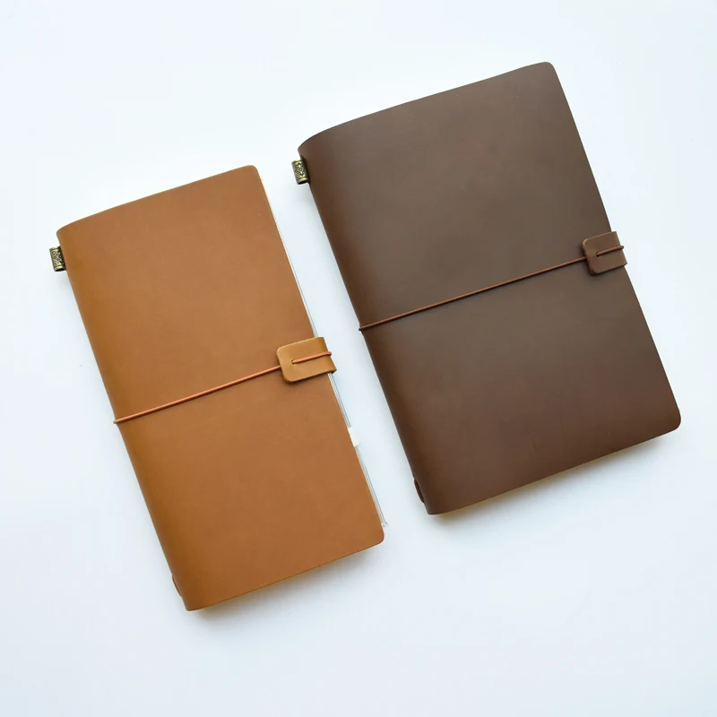 Кожаный Блокнот MaoTu, дневник для путешествий, А5, блокнот ручной работы, винтажный корейский блокнот, записная книжка, подарок, выгравировать ваше имя