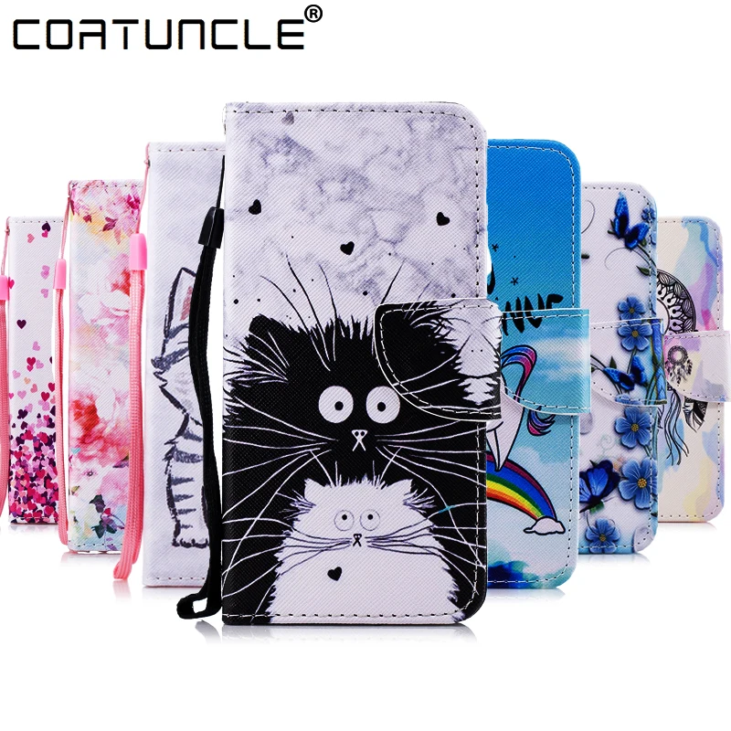

Flip Leather Case Huawei Enjoy 7S Case For Coque Huawei Enjoy 7S Case Huawei P Smart Cover Luxury Wallet Cover Stand Phone Case