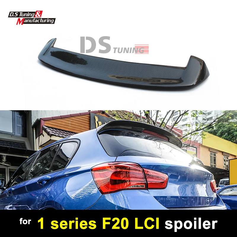 

For BMW F20 Carbon Fiber Roof Spoiler 3D style Duck Wings for 1 series F20 F21 LCI 2015 2016 2017 2018 118i 120i