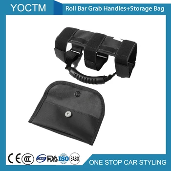 

Car Styling Roll Bar Grab Handles + Stronge Bag Red / Black For Jeep Wrangler Car Interior Accessories Car Styling Pack Of 1