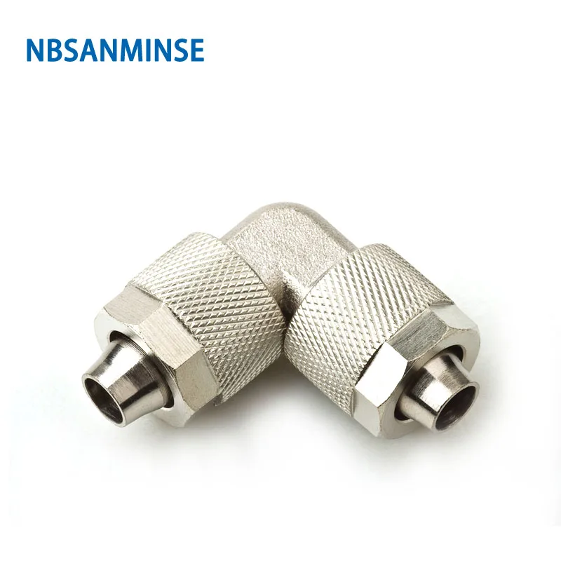 NBSANMINSE 10 шт./лот BV с латунным патрубком Push-уведомление пневматические
