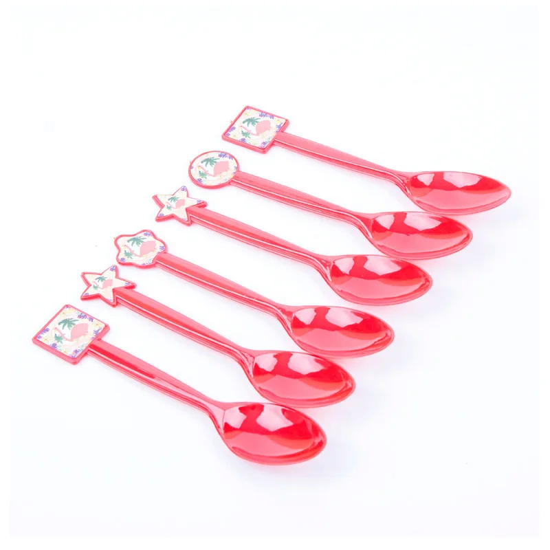 

6pcs/lot Flamingo Party Dinnerware Set Disposable Knife Fork Spoon Party Decoration Kids Birthday Summer Hawaiian Supplies