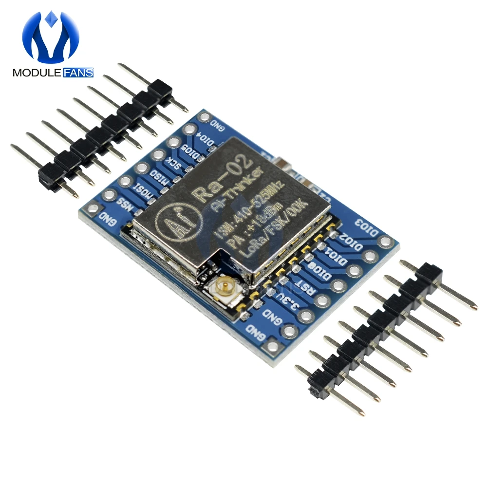 433 МГц SX1278 LoRa модуль 433 м 10 км Ra-02 Ai-Thinker беспроводной распределенный спектр разъем для передачи данных для умного дома DIY доска