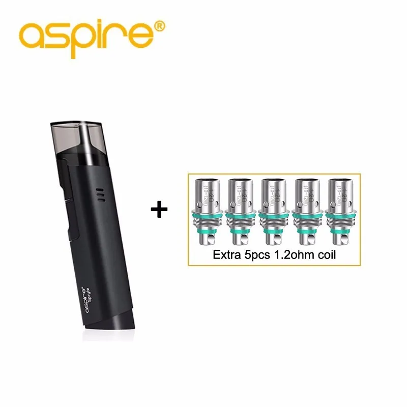 Набор электронной сигареты aspire Spryte сменная катушка AIO для вейпа с корпусом BVC 1 8 Ом