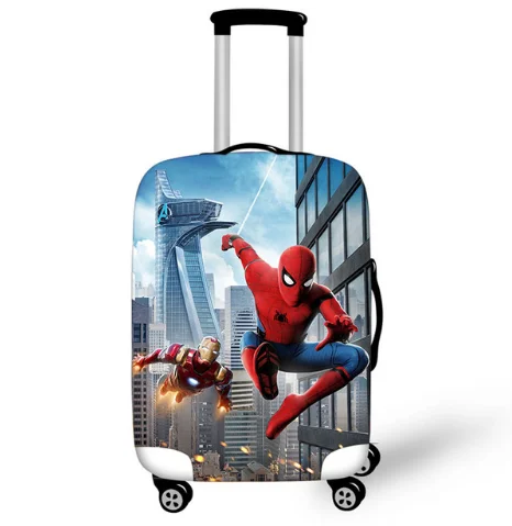 

18-32 Inch Superhero Elastic Luggage Protective Cover Suitcase Protect Dust Bag Case Travel Accessories