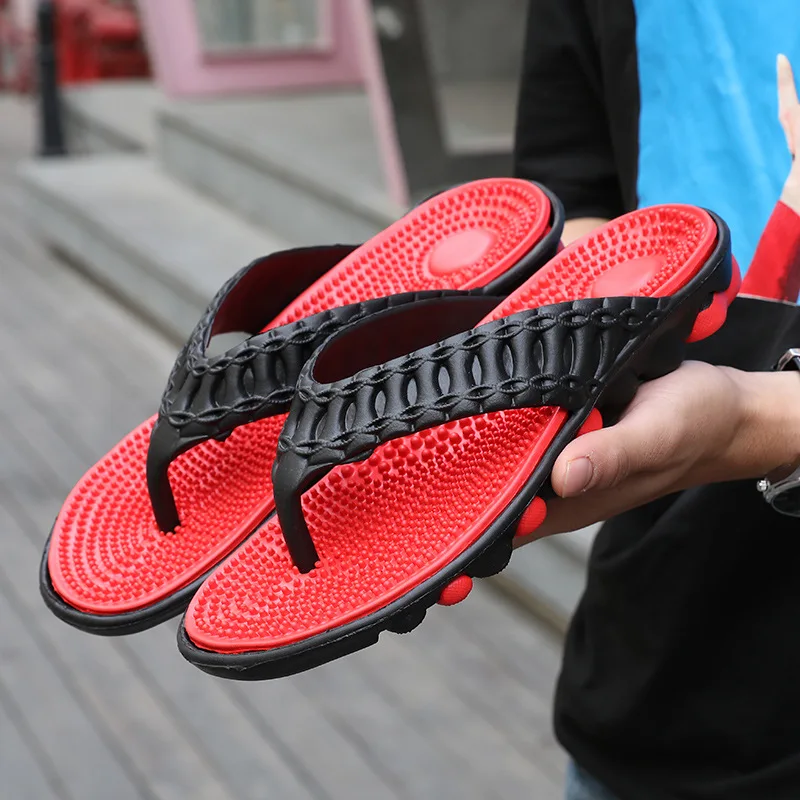 

New Men's Anti-skid Big Code Cool Drag Breathable Flip-flops