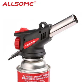 

ALLSOME 360 Degree Gas Torch Flamethrower Burner Butane Gas Blow Outdoor Camping BBQ Baking Meat Tool HT1753