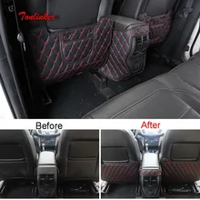 Tonlinker чехол наклейка для FORD KUGA-18 автомобильный Стайлинг 3 шт. искусственная кожа заднее сиденье анти-Грязная накладка чехол наклейка s