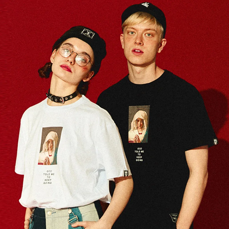 Мужская футболка Дева Мария забавная рубашка s Faashion 2019 Прямая поставка от
