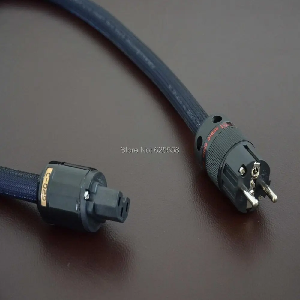 5M(16.5ft) Hi End Audio Power Cable Cord EU plug schuko for HIFI | Компьютеры и офис