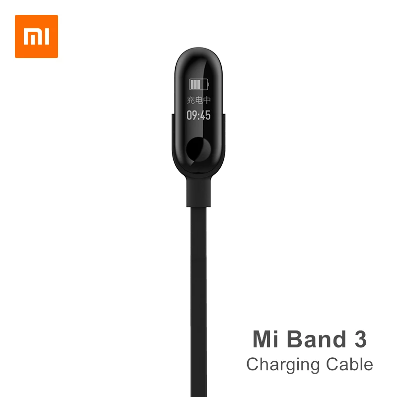 Xiaomi mi Band 3 и mi Band 4 зарядный кабель оригинальные умные аксессуары USB зарядное устройство для mi band 3/4/NFC - Цвет: Mi Band 3 Charger