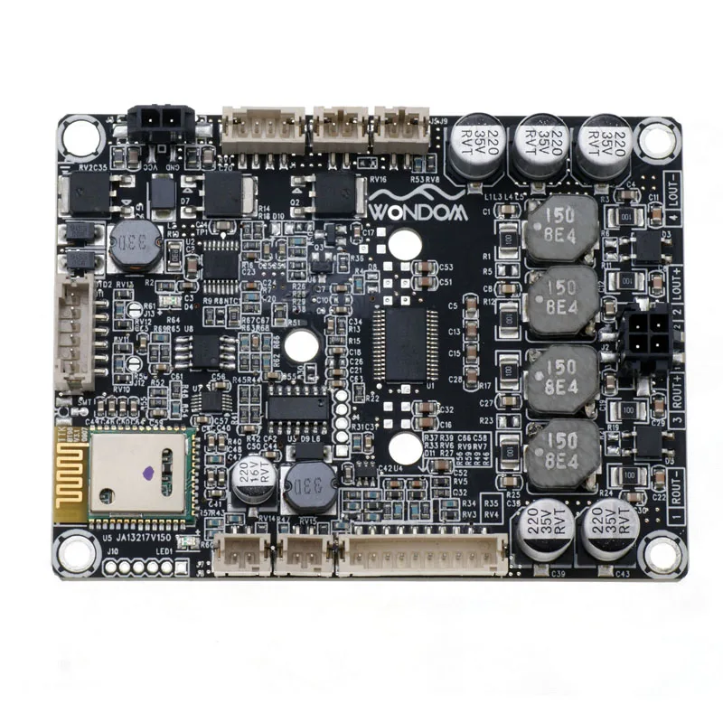 Lusya HIFI TPA3118 Placa de amplificador digital Bluetooth 30 W * 2 amplificador de audio estéreo para coche compatible con batería de litio B5-005