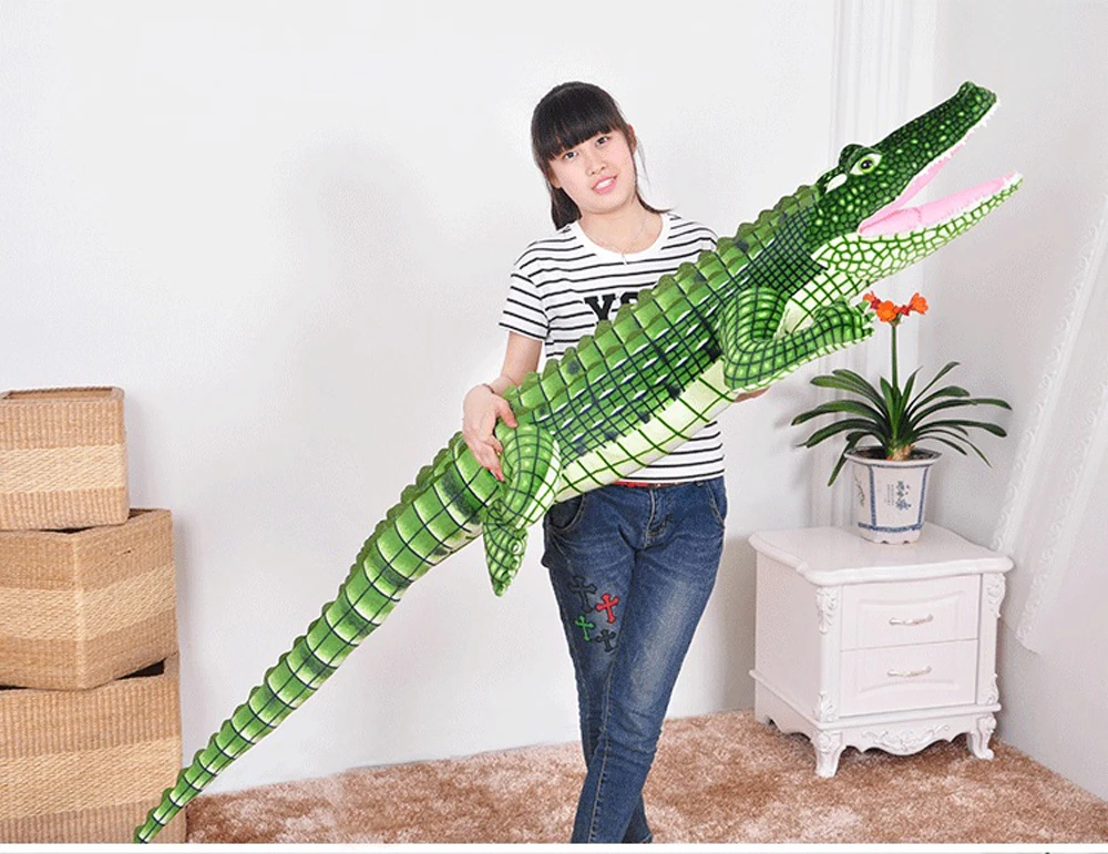 BOLAFYNIA детские плюшевые игрушки зеленый крокодил детские дети мягкие игрушки для Рождество подарок на день рождения крокодил