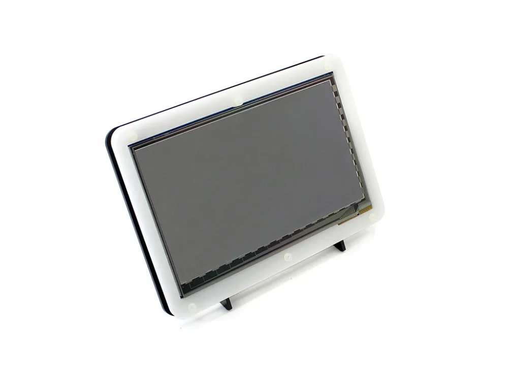 Двухцветный чехол Waveshare для Raspberry Pi 7 дюймов HDMI LCD сочетает в себе сенсорный экран и