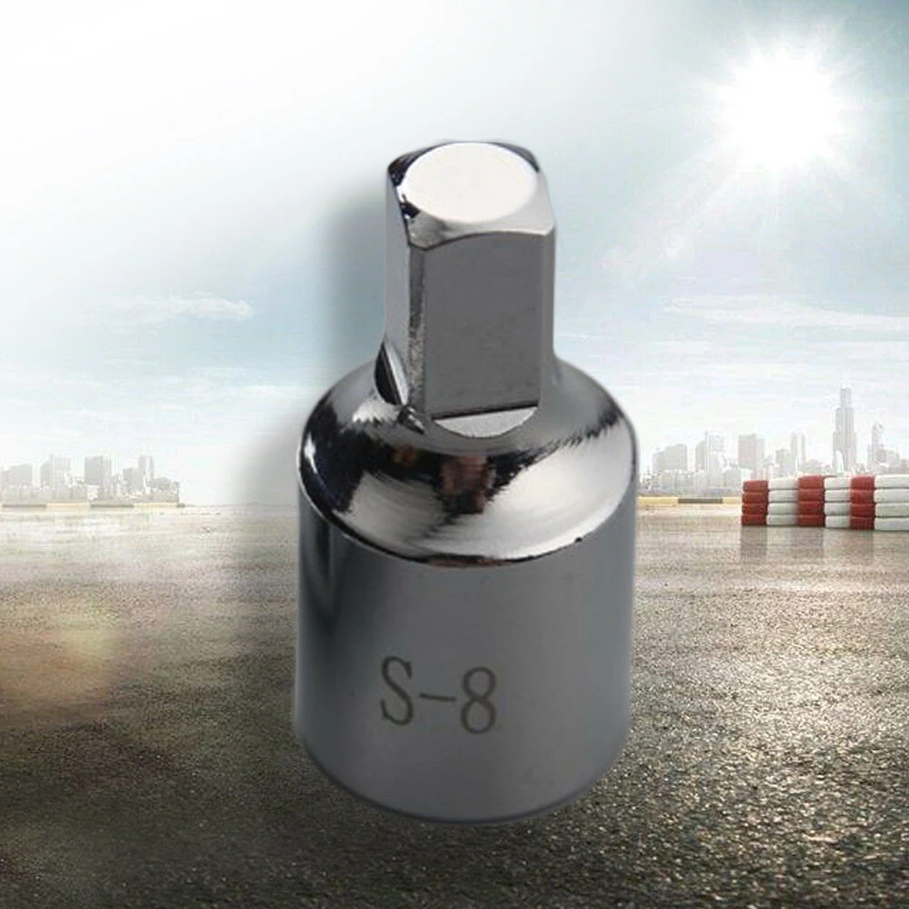 8mm Square Oil Sump Drain Plug Key Tool Remover For Renault Citroen