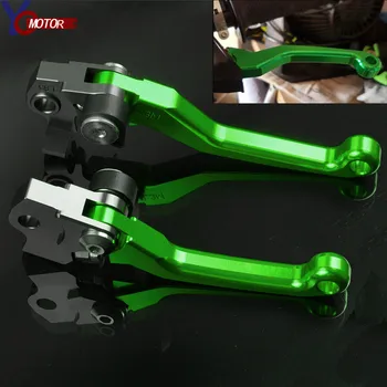 

FOR KX250 2005-2008 Motocross Dirt Bike Pivot Brake Clutch Levers hand grip Handbrake FOR KAWASAKI KX250 KX 250 2005 2006 2007