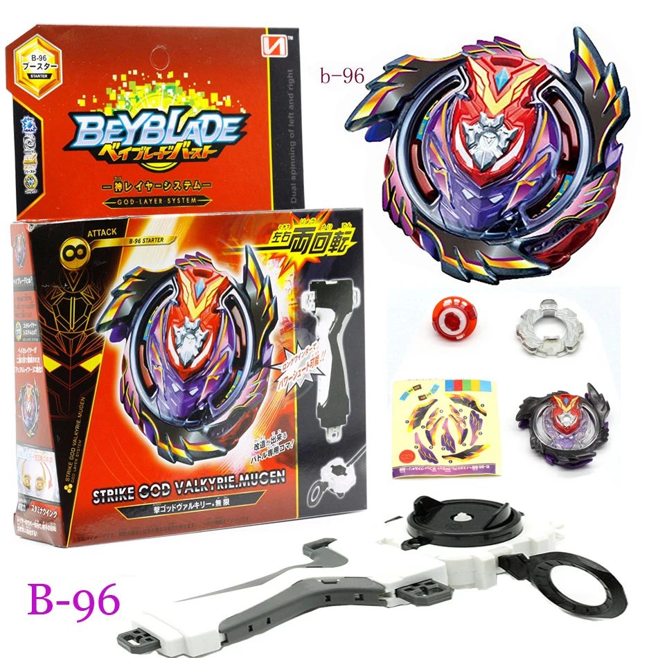 

New Spinning Top Beyblade Burst B96 100 97 48 34Series With Launcher And Box Metal Plastic Fusion 4D Gift Toys For Kids BAyblade
