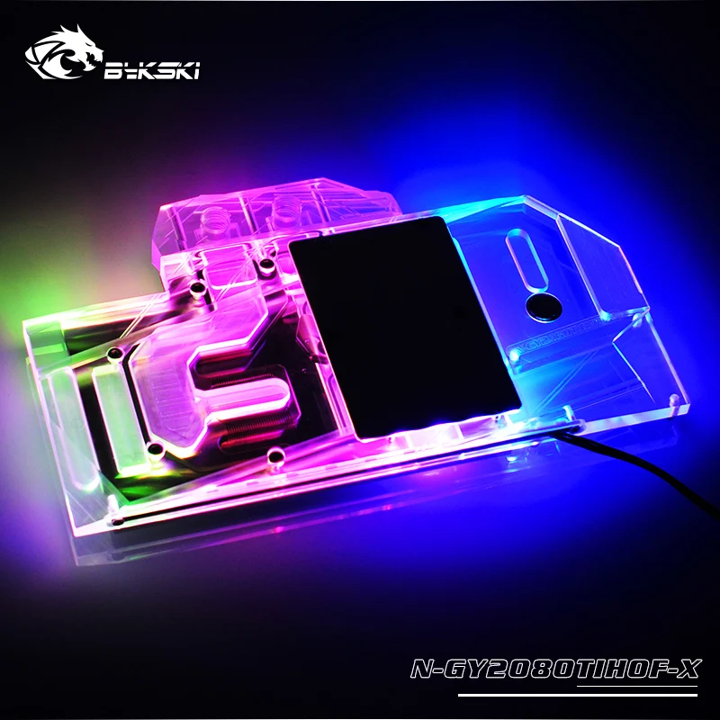 Bykski N-GY2080TIHOF-X GPU Блок для GALAX RTX 2080Ti HOF | Компьютеры и офис
