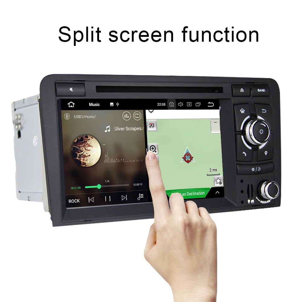 Best Eunavi 2 din Android 9 GPS Multimedia Player Autoradio Stereo For Audi A3 S3 Octa Core DVD Radio WIFI 4GB 64GB 1024*600 HD DSP 3 Best Eunavi 2 din Android 9 GPS Multimedia Player Autoradio Stereo For Audi A3 S3 Octa Core DVD Radio WIFI 4GB 64GB 1024*600 HD DSP 3