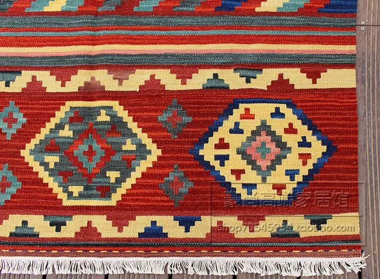 Turkey exotic national wind pure wool handmade high - end carpet living room bedroom coffee table carpet 66gc154yg4 Turkey exotic national wind pure wool handmade high - end carpet living room bedroom coffee table carpet 66gc154yg4