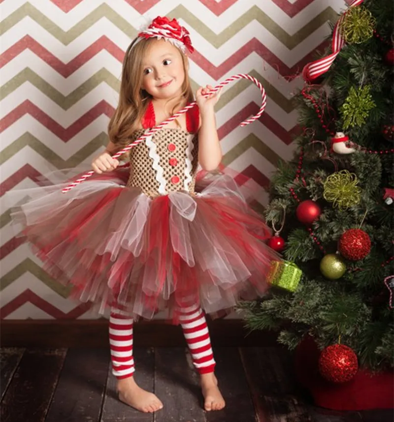 

New Sweet Girl Dress Birthday Party Costumes Candy Dresses Children's Photography Cosplay Christmas Girls Baby Tutu Handmade Hot