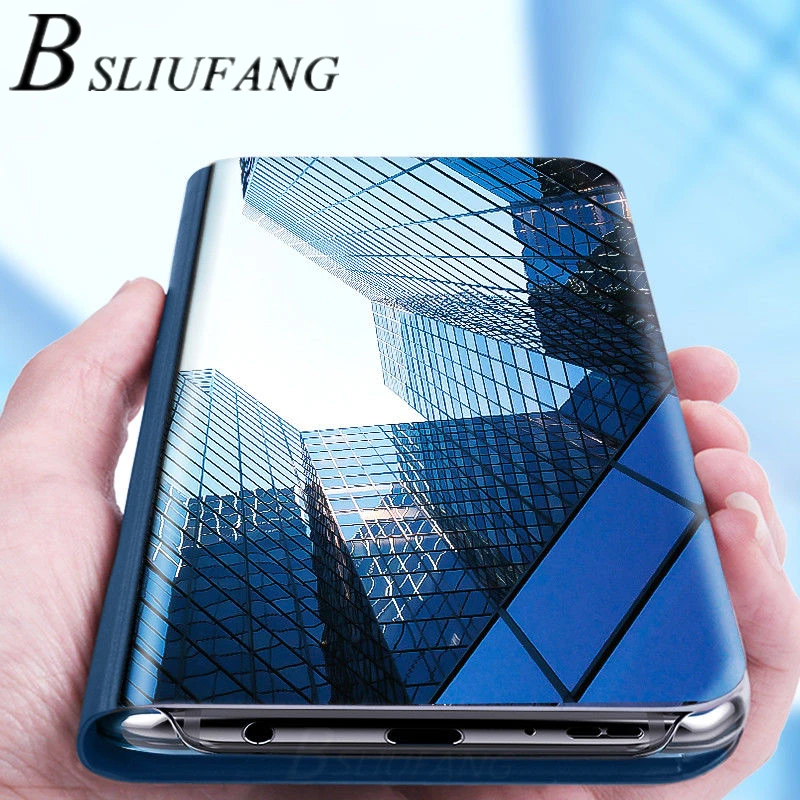 

Clear View Smart Mirror Phone Case For Huawei Mate 9 10 20 Lite Pro P Smart P9 P10 P20 Lite Honor 8 9 10 Lite NOVA 3 3i Y6 Y7