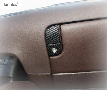 

Lapetus Accessories For Lexus ES 2018 - 2020 The Copilot Glove Storage Box Handle Molding Cover Kit Trim / ABS Carbon Fiber Look