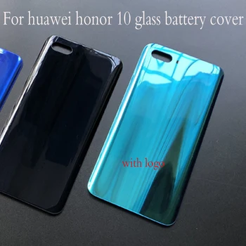 

Fashion Glass Rear Housing Cover For Huawei Honor 10 back Battery cover Back Door Replcement for honor10 with Adhesive Sticker