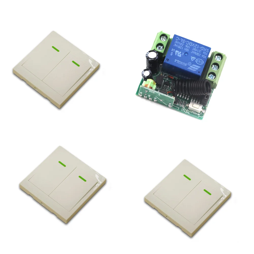 Buy RF Wireless Remote Control Light Switch System 12V