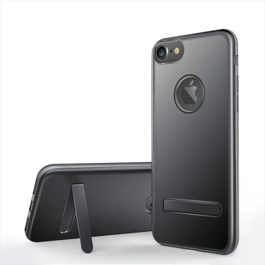 For iPhone 7/8 Case Dual Layer Aluminum Back Cover Shell with Metal