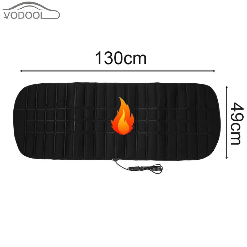 

Universal 12V Car Cigarette Lighter Powered Rear/Back Seat Heating Cover Winter Warm Hot Seat Cushion Pad Mat Auto Accessories